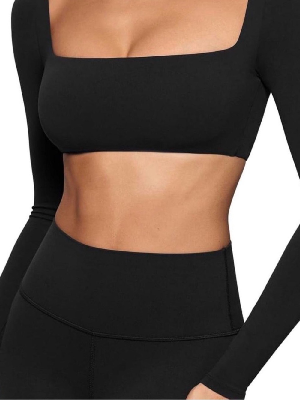 Black workout set
